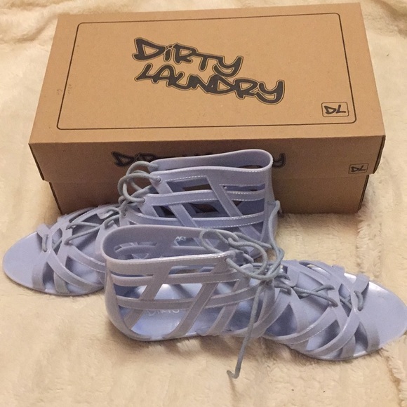 light blue gladiator sandals